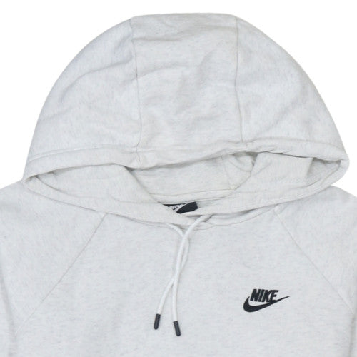 Nike Women’s Grey Pullover Hoodie Small Cotton Blend Casual