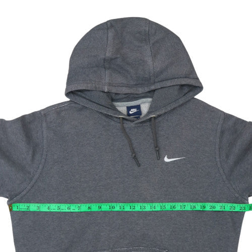 Nike Women’s Grey Pullover Hoodie L - Casual Cotton Blend