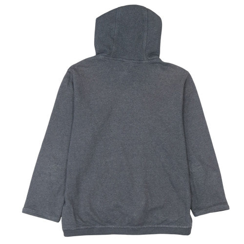 Nike Women’s Grey Pullover Hoodie L - Casual Cotton Blend