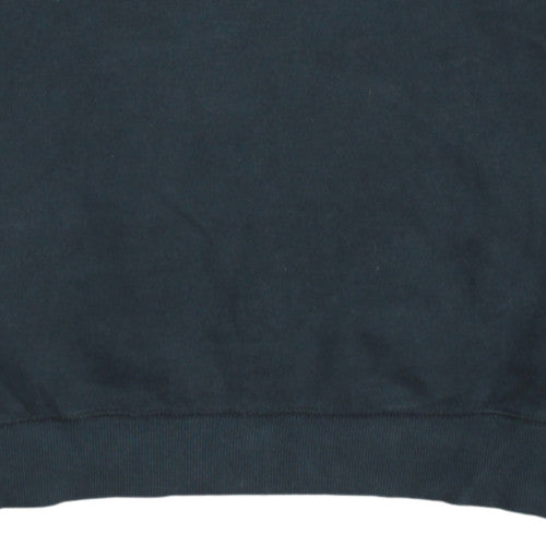 Converse Men's Black Crew Neck Long Sleeve Pullover Sweatshirt L