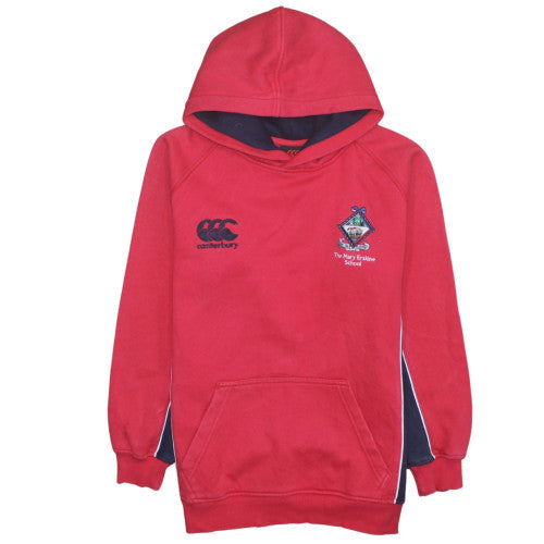 Canterbury Boys Red Pullover Hoodie 14 Years Rugby School Fleece