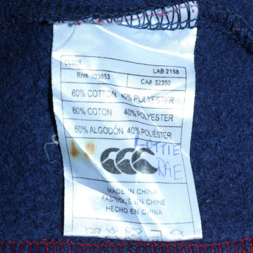Canterbury Boys Red Pullover Hoodie 14 Years Rugby School Fleece