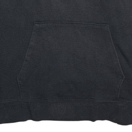 Champion Men’s Black Pullover Hoodie L Embroidered Logo Fleece