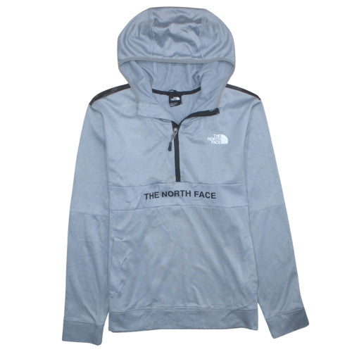 The North Face Men's Grey Half Zip Hoodie Size M Outdoor Fleece