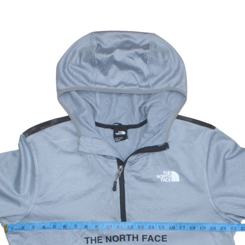 The North Face Men's Grey Half Zip Hoodie Size M Outdoor Fleece