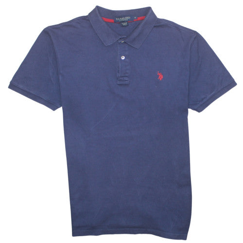 U.S. Polo Assn. Men's Blue Cotton Short Sleeve Polo Shirt M