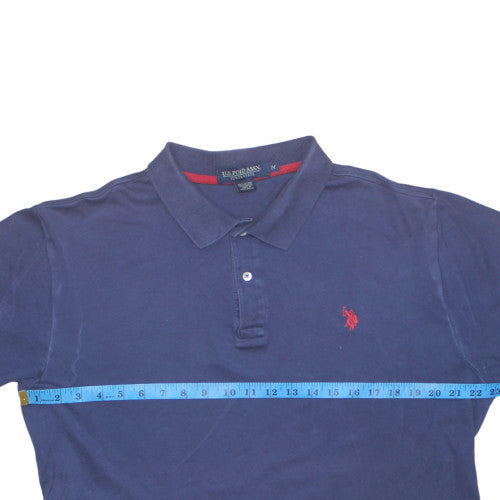 U.S. Polo Assn. Men's Blue Cotton Short Sleeve Polo Shirt M