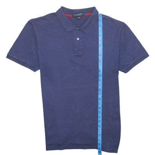 U.S. Polo Assn. Men's Blue Cotton Short Sleeve Polo Shirt M