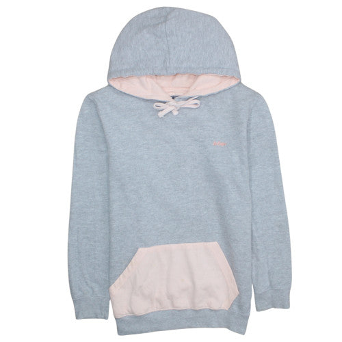 Lee Cooper Womens Grey & Pink Pullover Hoodie Size 16 Cotton Blend