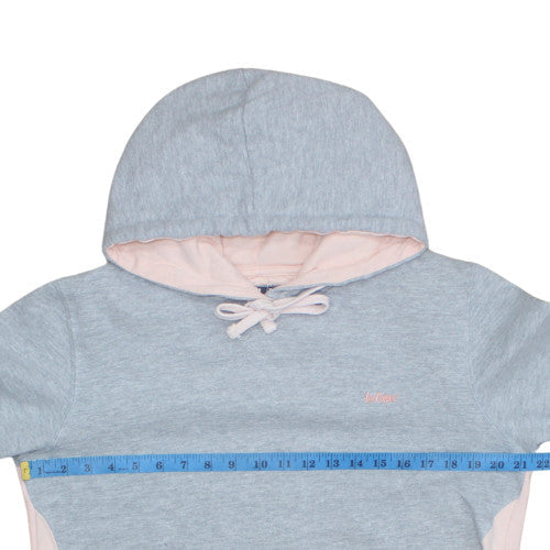 Lee Cooper Womens Grey & Pink Pullover Hoodie Size 16 Cotton Blend