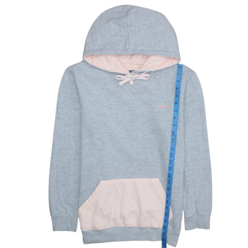 Lee Cooper Womens Grey & Pink Pullover Hoodie Size 16 Cotton Blend