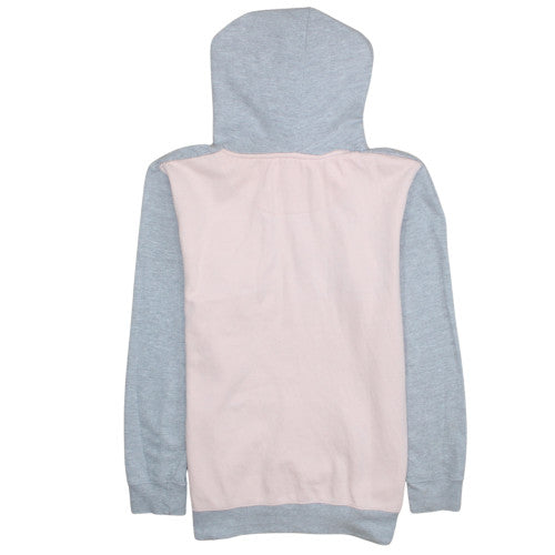 Lee Cooper Womens Grey & Pink Pullover Hoodie Size 16 Cotton Blend