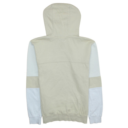 Nike Womens Beige Colourblock Pullover Hoodie Size S