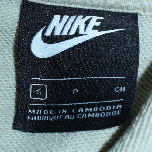 Nike Womens Beige Colourblock Pullover Hoodie Size S