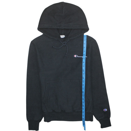 Champion Men’s Black Small Pullover Hoodie Reverse Weave