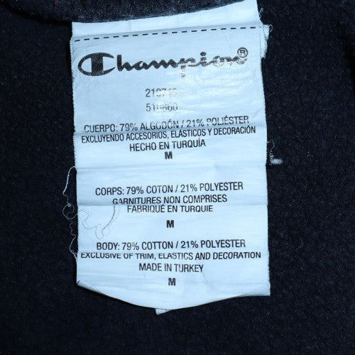 Champion Men's Black Medium Pullover Crew Neck Sweatshirt