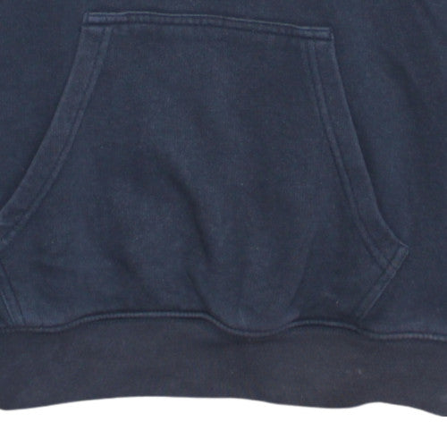 Champion Men's Black XS Pullover Hoodie with Logo Print