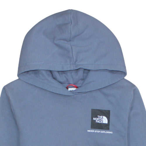 The North Face Boys Blue Pullover Hoodie XL Cotton Blend Fleece