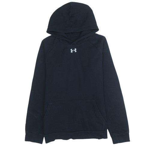 Under Armour Boys Black XL Pullover Fleece Hoodie with Logo