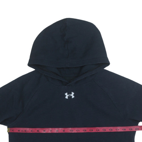 Under Armour Boys Black XL Pullover Fleece Hoodie with Logo