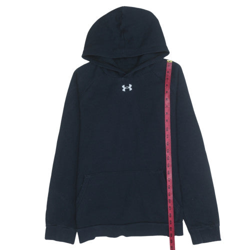 Under Armour Boys Black XL Pullover Fleece Hoodie with Logo