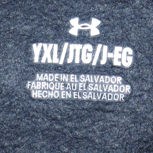 Under Armour Boys Black XL Pullover Fleece Hoodie with Logo