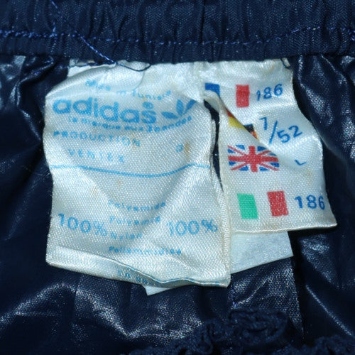 adidas Boys Blue Side Stripe Lightweight Track Trousers Size L