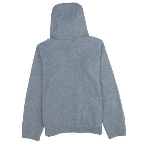 Nike Boys Grey Pullover Hoodie 158-170cm Classic Fleece Sweatshirt