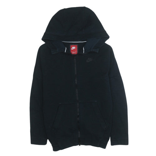 Nike Men's Black Full Zip Fleece Hoodie Size S Regular Fit
