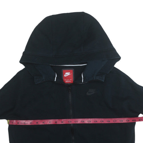 Nike Men's Black Full Zip Fleece Hoodie Size S Regular Fit