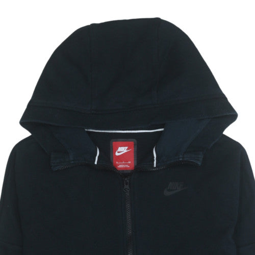 Nike Men's Black Full Zip Fleece Hoodie Size S Regular Fit