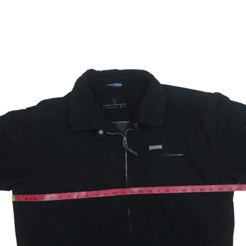 NT Company Men's Black Cotton Zip Jacket Size XL Casual Lined