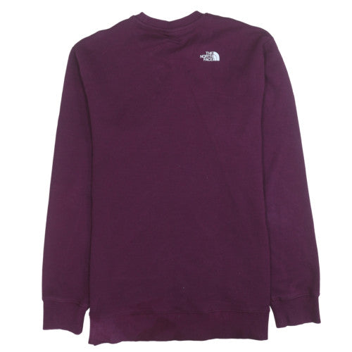 The North Face Men's Purple Crew Neck Sweatshirt M Graphic Print