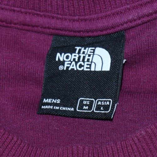 The North Face Men's Purple Crew Neck Sweatshirt M Graphic Print