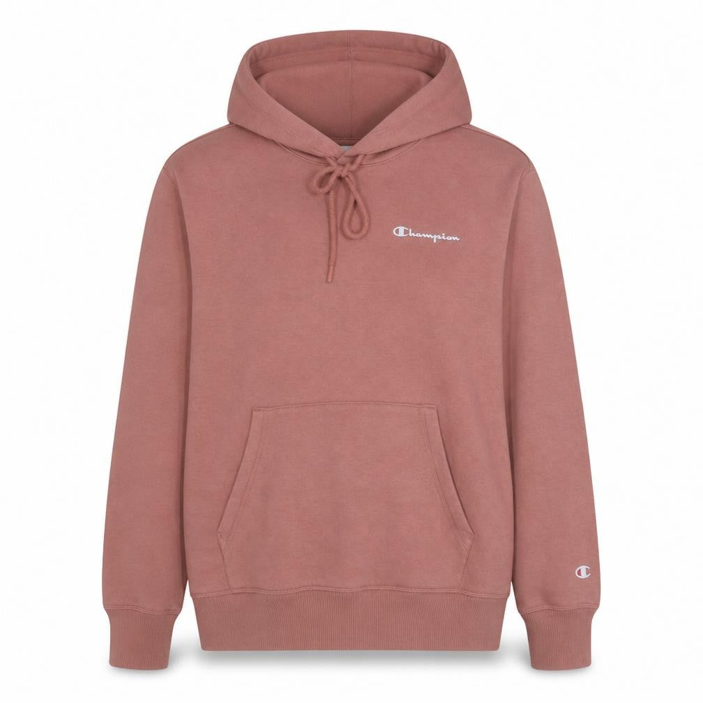 Champion Women’s Pink Pullover Hoodie Small Cotton Blend Logo Sweatshirt