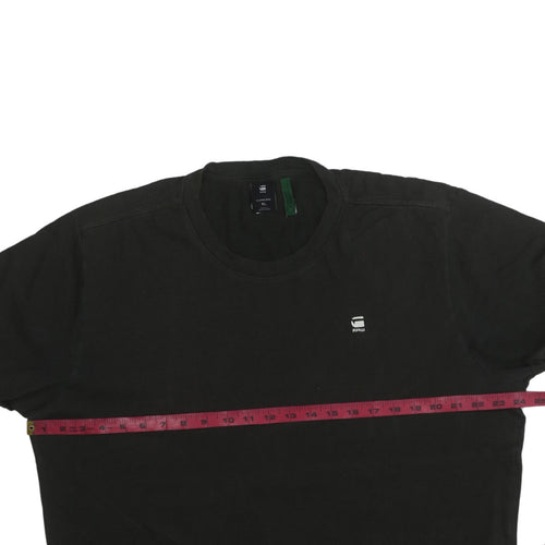 G-Star RAW Men's Black XL Crew Neck Cotton T-Shirt