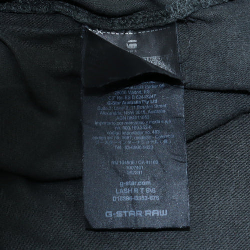 G-Star RAW Men's Black XL Crew Neck Cotton T-Shirt
