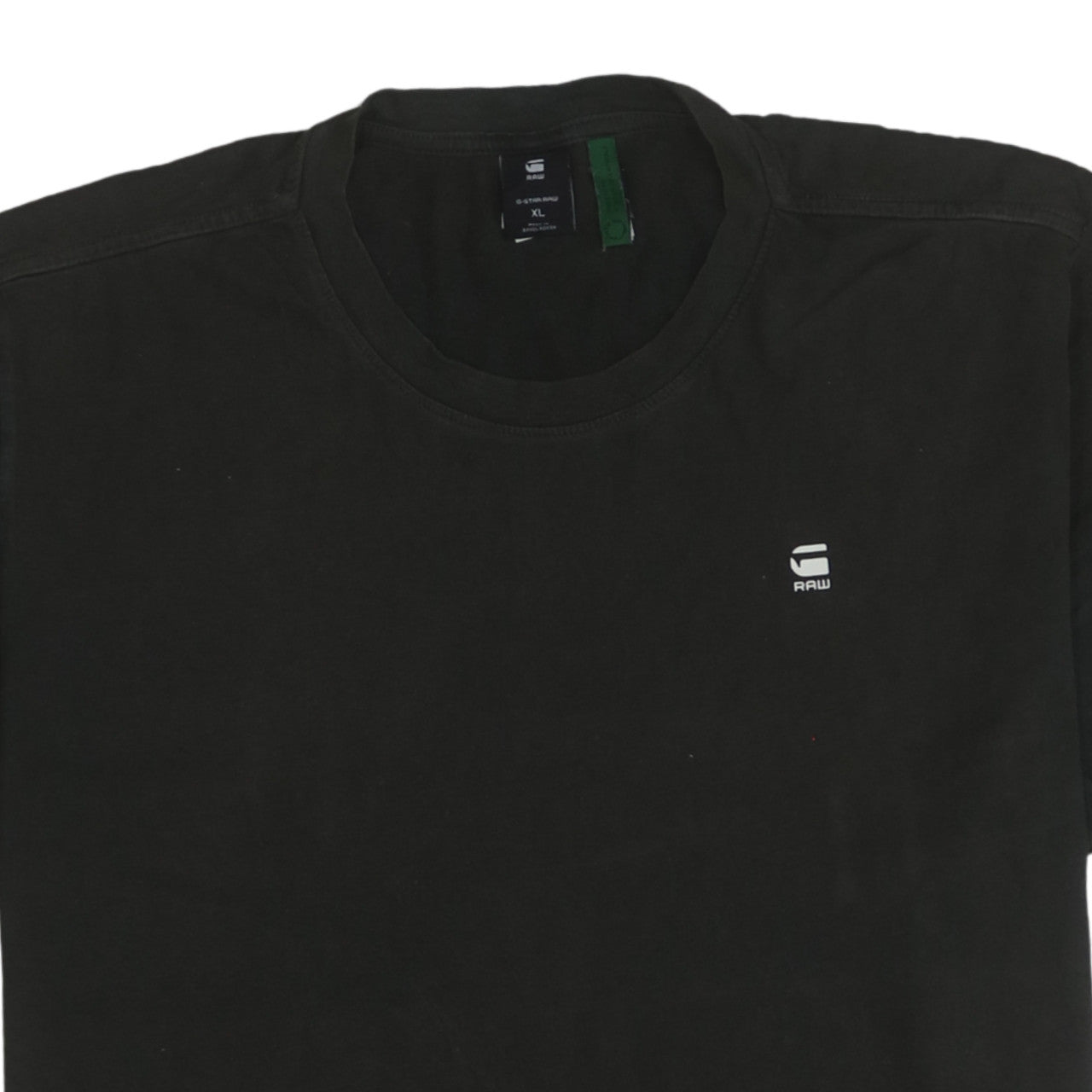 G-Star RAW Men's Black XL Crew Neck Cotton T-Shirt