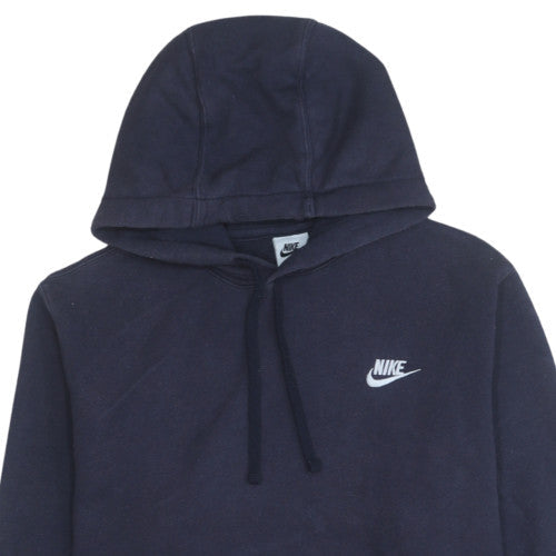 Nike Women's Navy Blue Pullover Hoodie Sweatshirt Size M