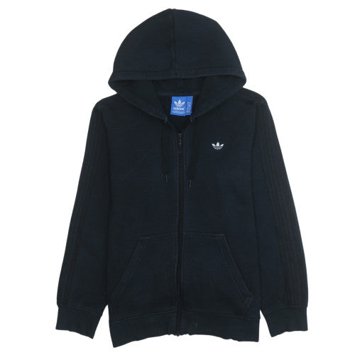 adidas Mens Black Full Zip Hoodie Size M Regular Fit Sports Style