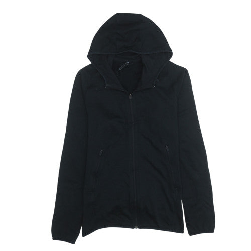 Adidas Women's Black Small Full Zip Hoodie – Classic Casual Sportswear