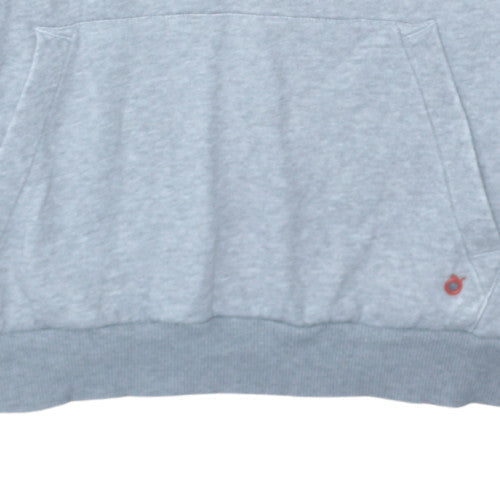 Puma Mens Grey Pullover Hoodie Size S Graphic Fleece Sweatshirt