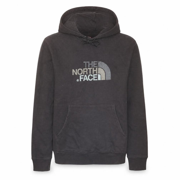 The North Face Men's Black Pullover Hoodie M Regular Fit Graphic Logo