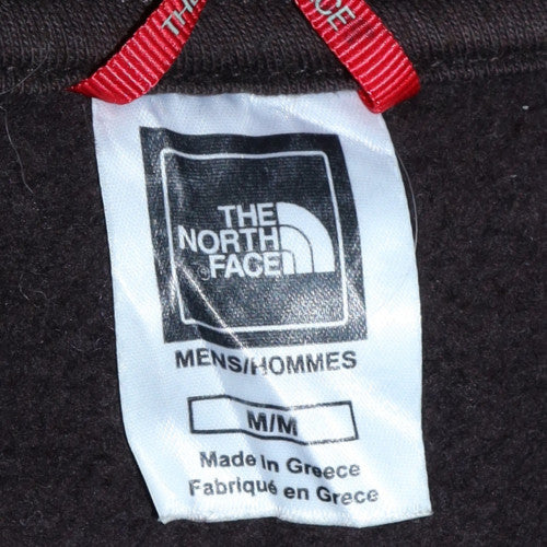 The North Face Men's Black Pullover Hoodie M Regular Fit Graphic Logo