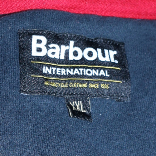 Barbour Mens Blue 2XL Pullover Sweatshirt Crew Neck Logo Jumper
