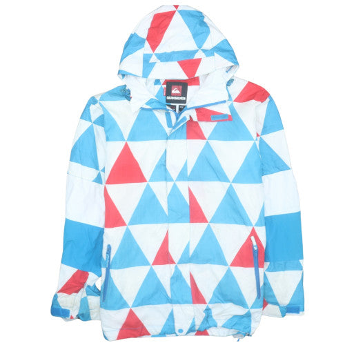 Quiksilver Men's Multicoloured L Hooded Windbreaker Jacket