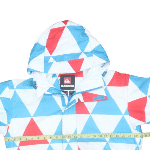 Quiksilver Men's Multicoloured L Hooded Windbreaker Jacket