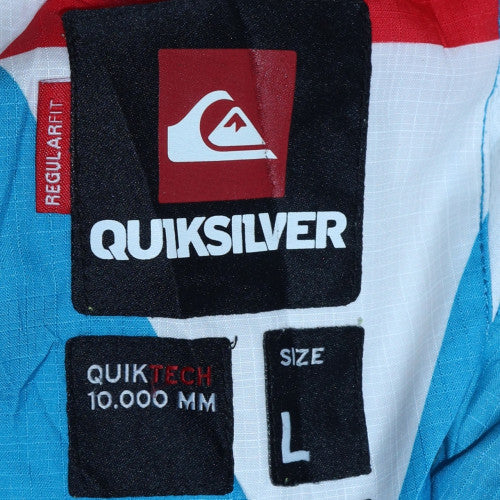 Quiksilver Men's Multicoloured L Hooded Windbreaker Jacket