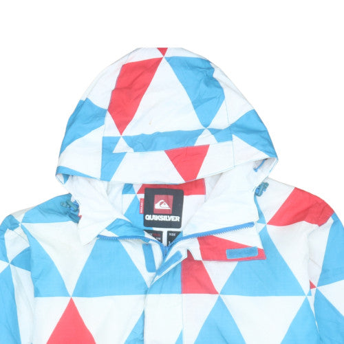 Quiksilver Men's Multicoloured L Hooded Windbreaker Jacket