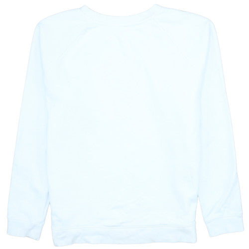 Levi's Women's White Crew Neck Logo Sweatshirt Size S
